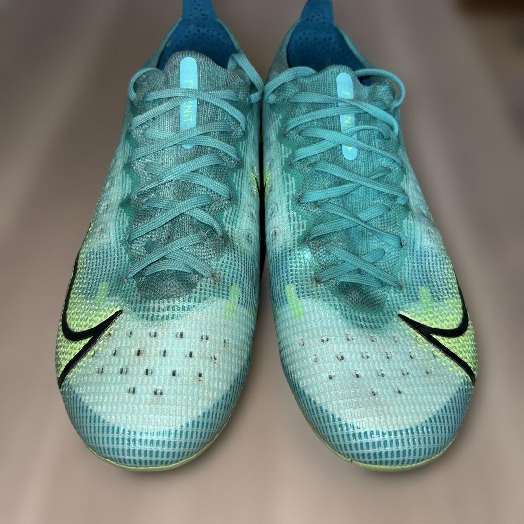 Nike スパイクシューズ アクアブルー/ライム