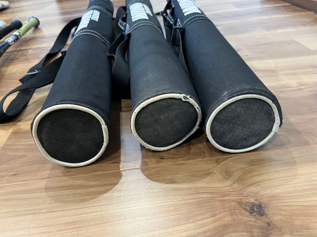 ワニクラッシャー　少年軟式バット 3本セット（青,緑,赤）ケース付き　バラ売り可