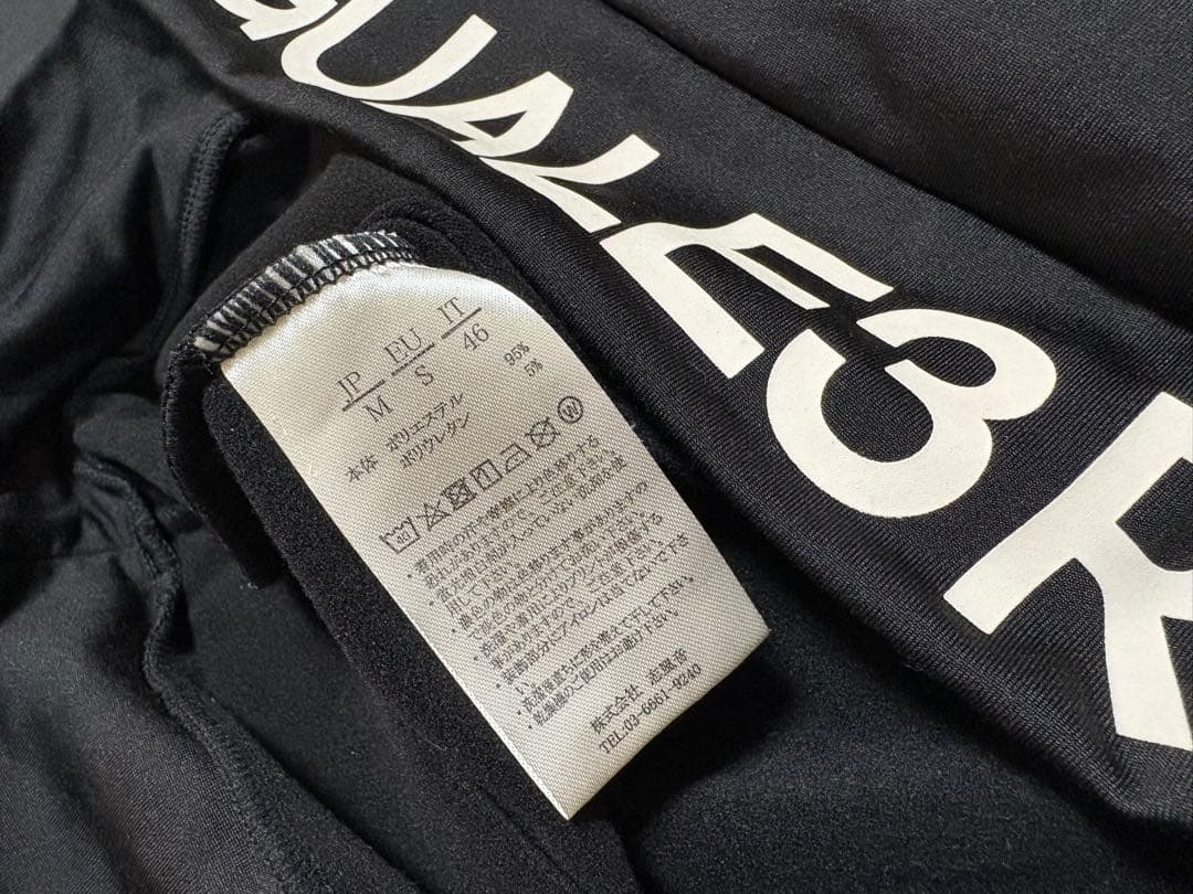 1PIU1UGUALE3⚫︎長袖モックシャツM/46ブラック