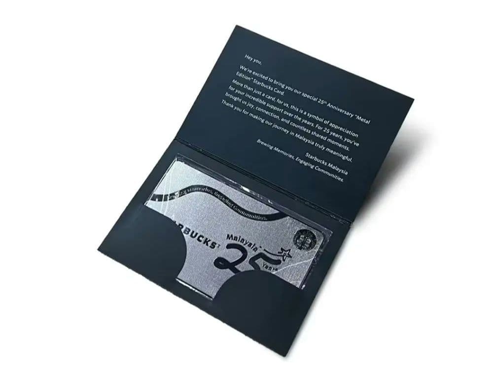 ☆激レア スターバックス ２５周年記念 メタルカード マレーシア限定 ☆