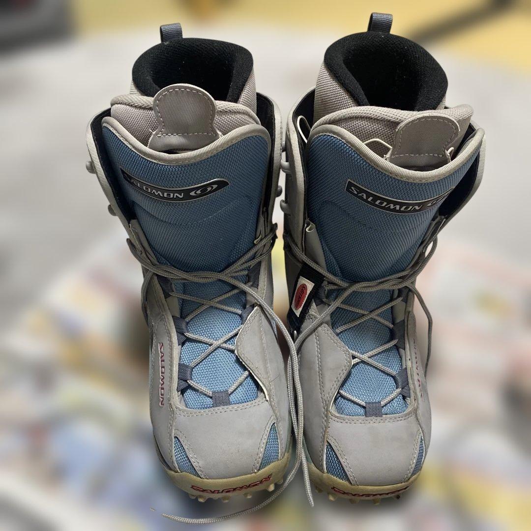 【SALOMON】スノーボードブーツ レディース 25cm 水色