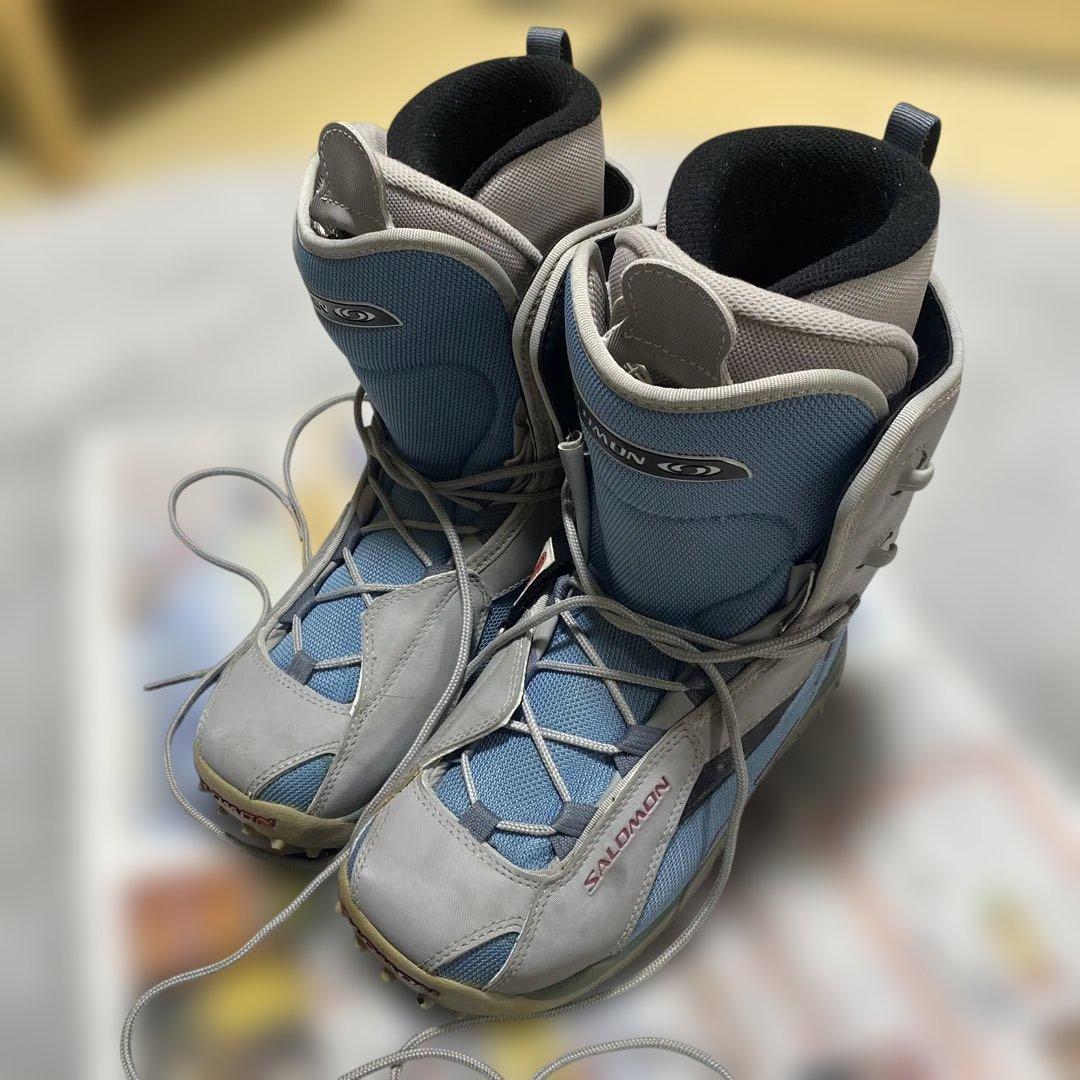 【SALOMON】スノーボードブーツ レディース 25cm 水色