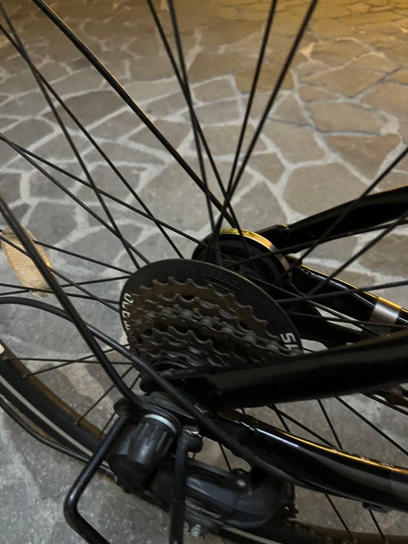 【引取限定（東京）】ブリヂストン　子供用自転車　黒　シュライン　26インチ