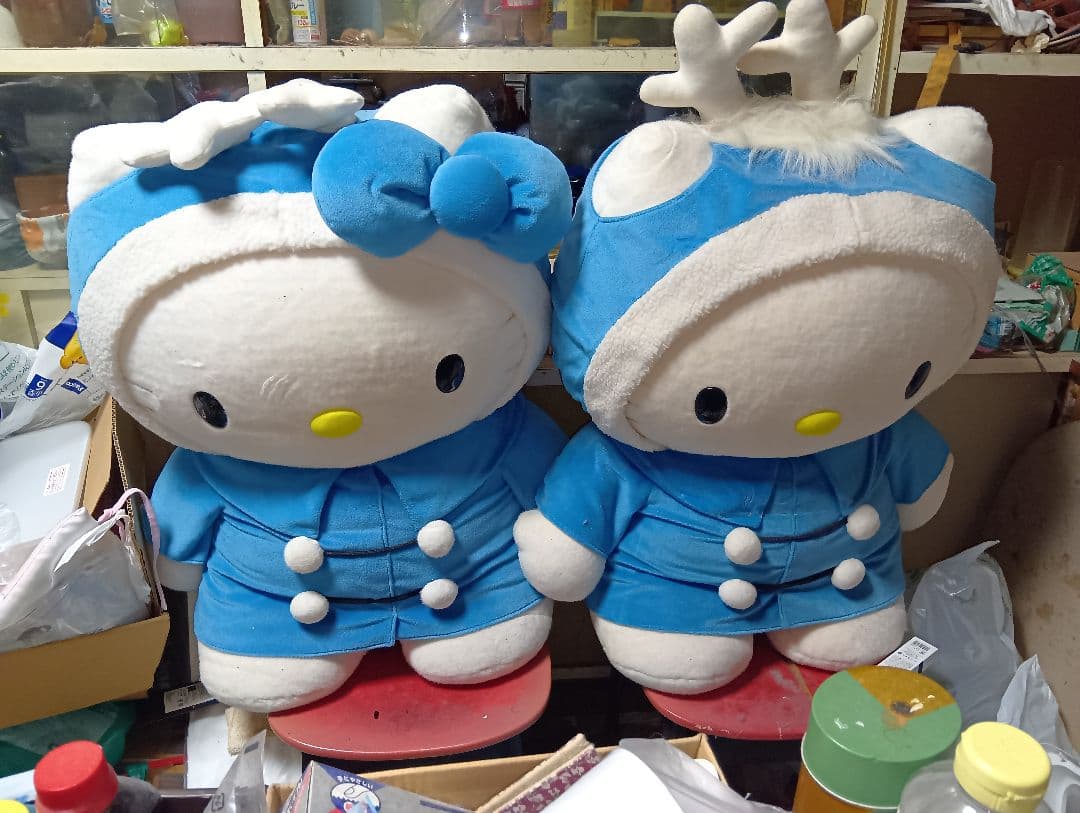 タイムセールハローキティダニエル1999年特大ぬいぐるみセットレトロ25周年限定