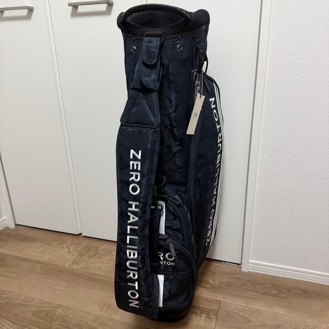 【新品】ゼロハリバートン スタンド式キャディバッグ&パターカバーSET