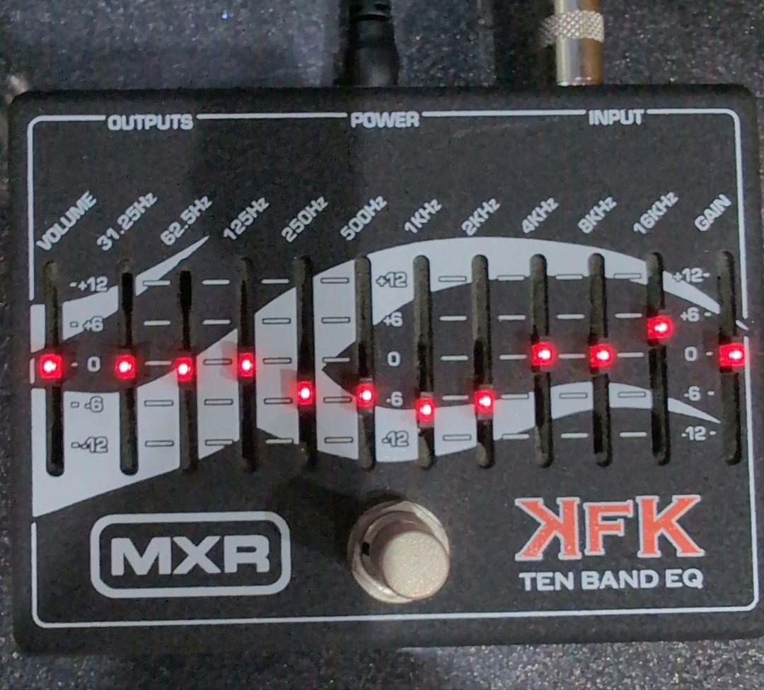 【値下げ】MXR KFK-1 Kerry King 10 Band イコライザー