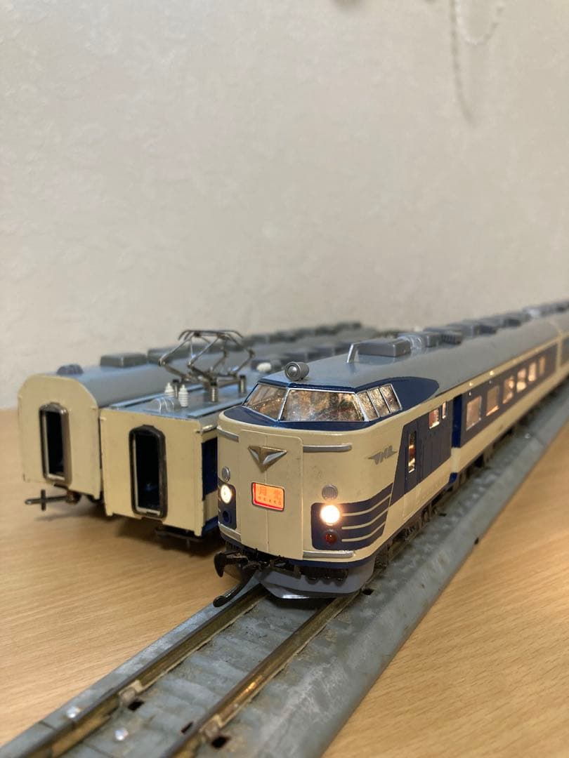 HOゲージ 鉄道模型 国鉄581系特急　4両セット