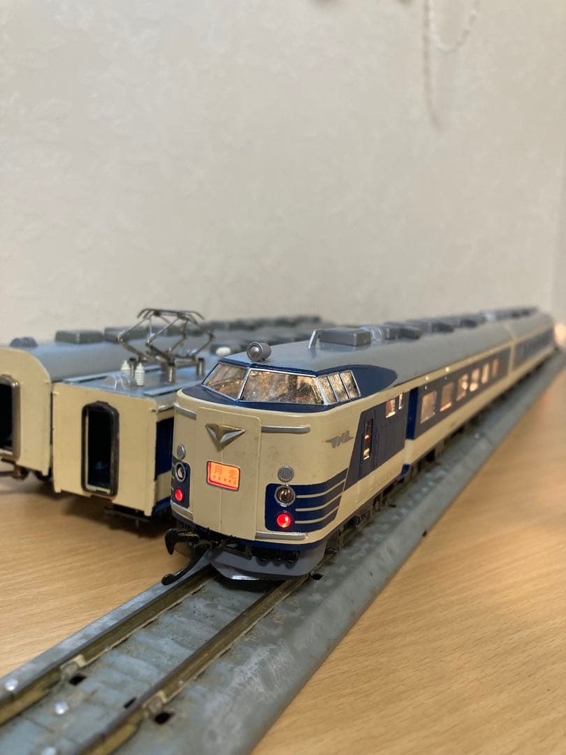 HOゲージ 鉄道模型 国鉄581系特急　4両セット