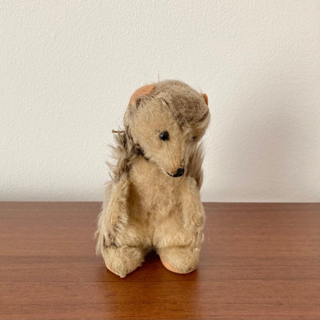 陰気なハリネズミ　ぬいぐるみ　ドイツ　ヴィンテージ