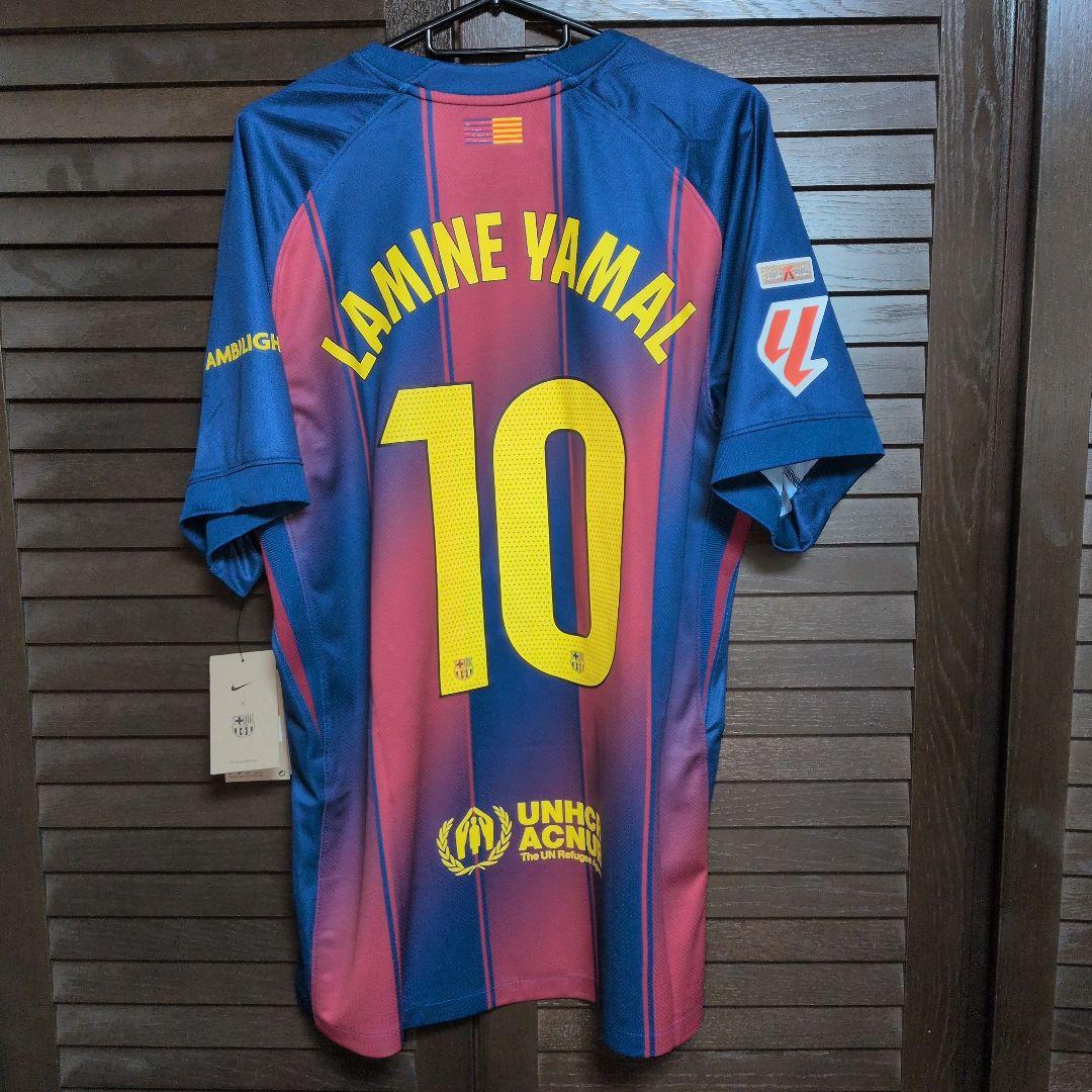 正規品【L】NIKE FCバルセロナ 25-26 ホーム 半袖 10番 ヤマル