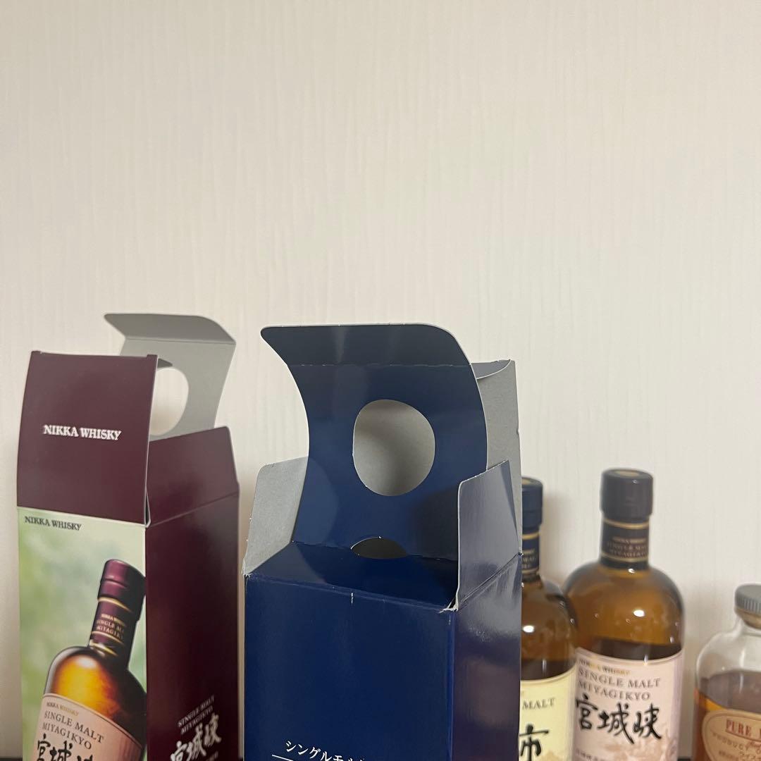 ニッカウイスキー 宮城峡&余市セット　箱有り