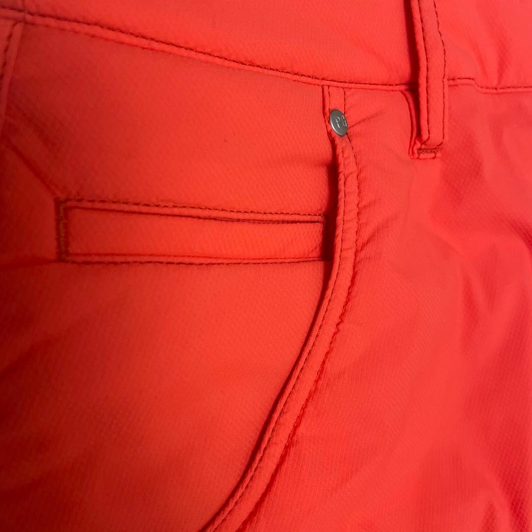 ★新品未使用タグ付き★パーリーゲイツオレンジ ゴルフスカート レディースサイズ0