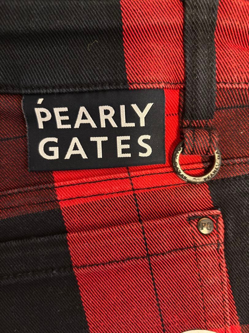 パーリーゲイツ 裏起毛ツイル ハイパワーストレッチ5ポケットパンツ サイズ7