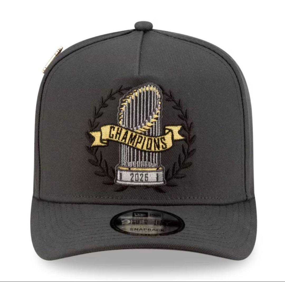 ドジャース　2025 ワールドチャンピオン　優勝パレード　選手着用　キャップ