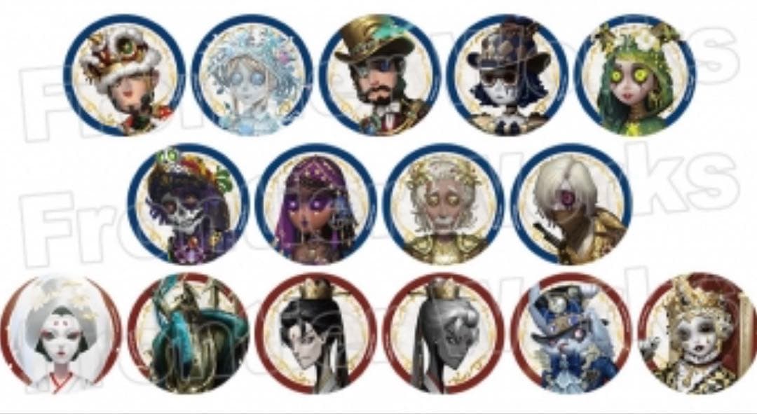 Identity V 缶バッジ 設定画 UR Vol.1 10BOX