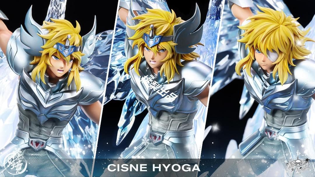 新品未開封『聖闘士星矢』白鳥星座 キグナス 氷河 ガレージキット スタチュー