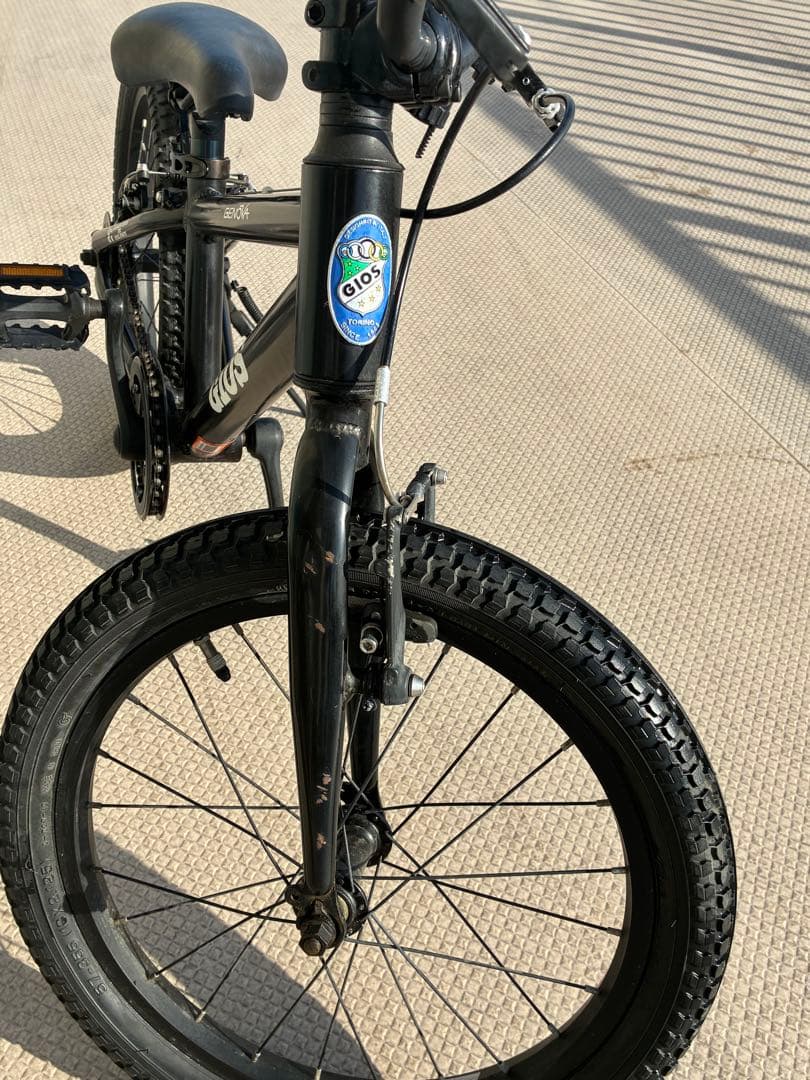 GIOS GENOVA 18インチブラックキッズ 自転車【引取りのみ】