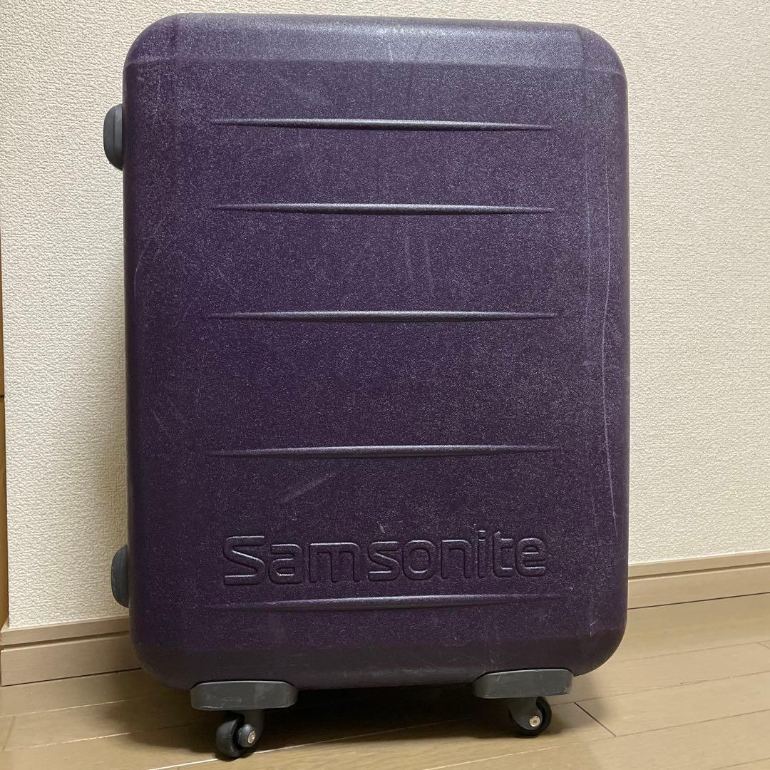 サムソナイト スーツケース キャリーケース タイヤ新品 ！紫