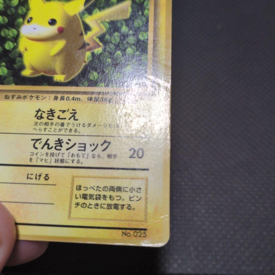 旧裏　　ピカチュウ　誤表記　ken sugimori　ポケモンカード