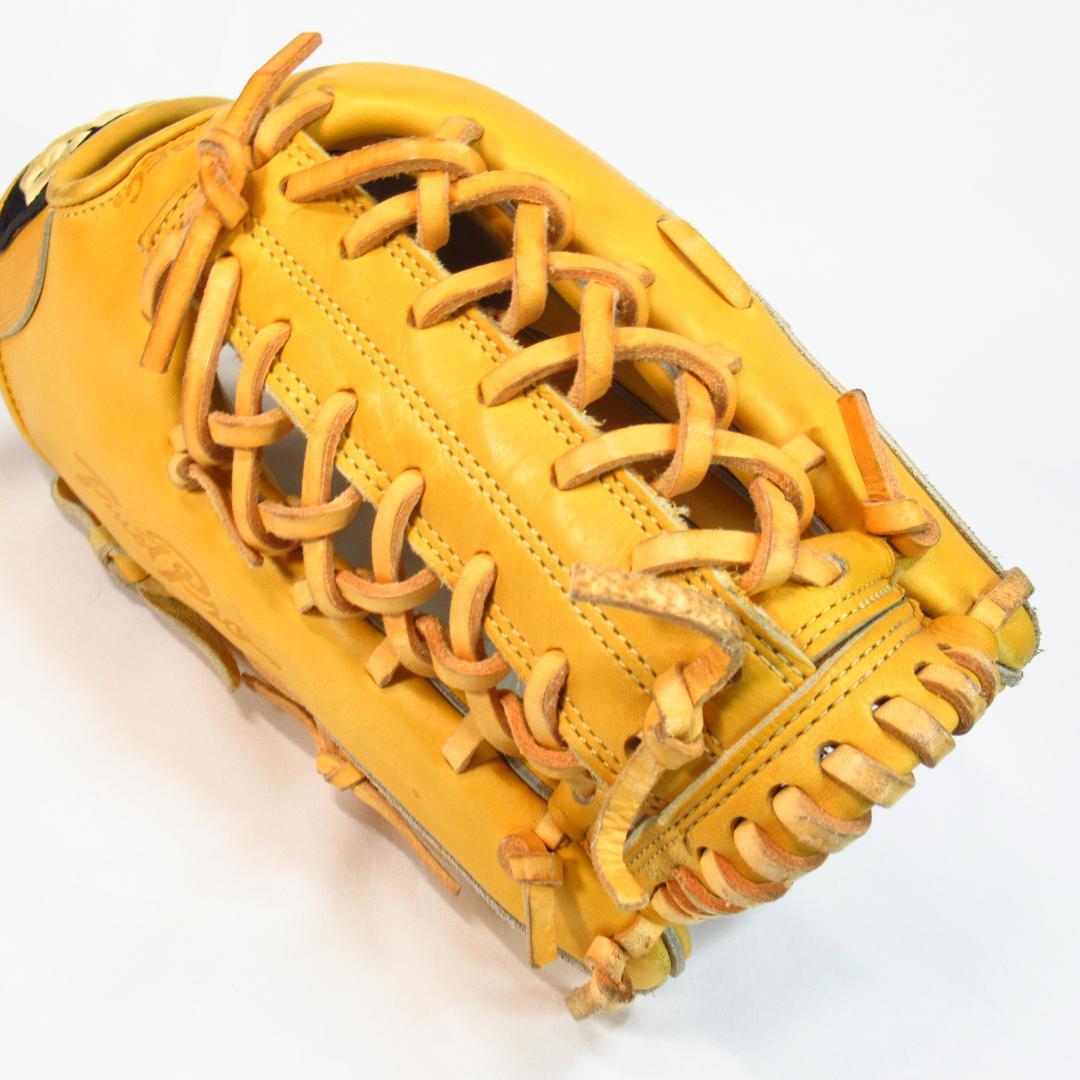 ザナックス トラストプロ 硬式用グラブ 外野手用 グローブ イエロー