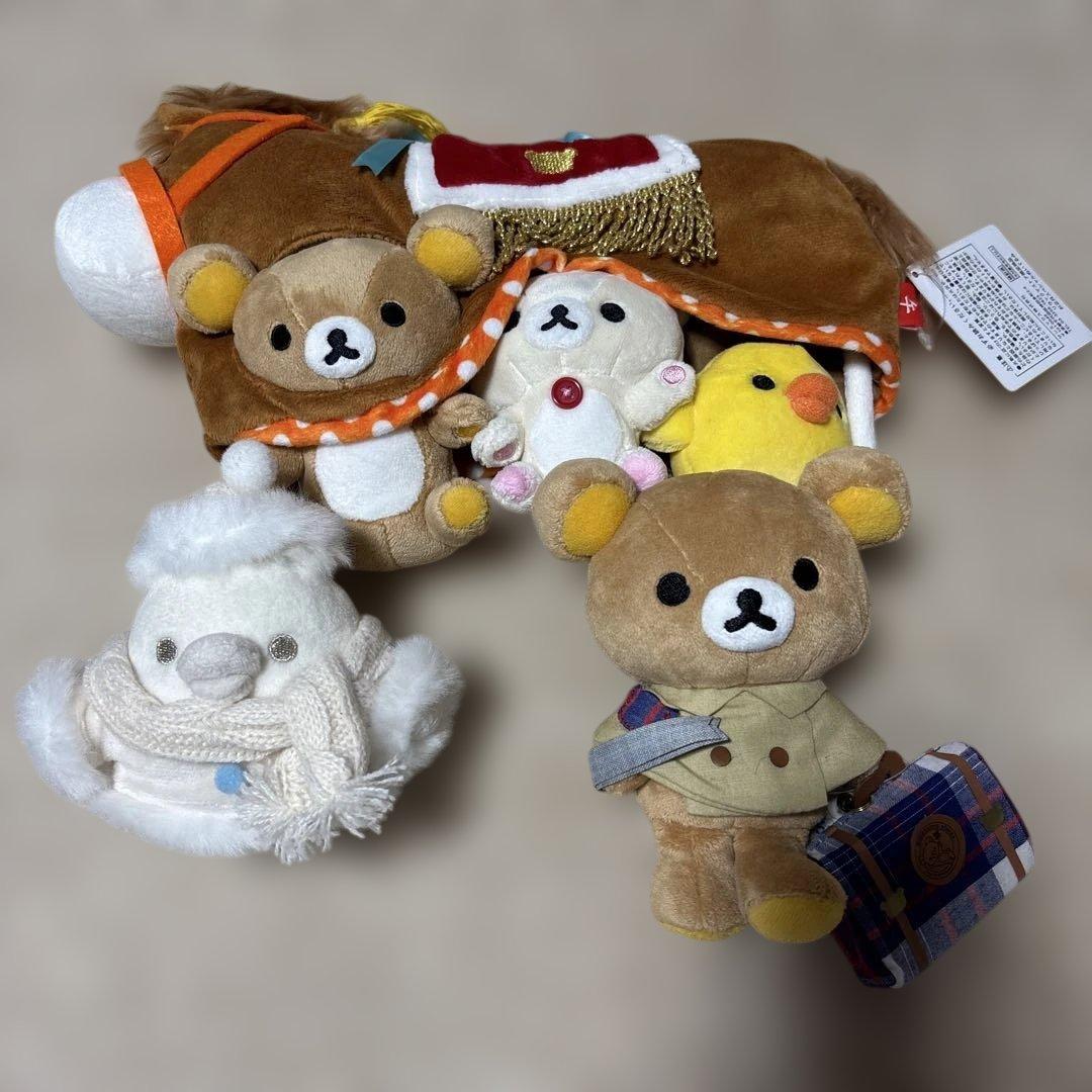 リラックマ ぬいぐるみ 東京駅6周年 お正月 キイロイトリ クリスマスぶらさげ