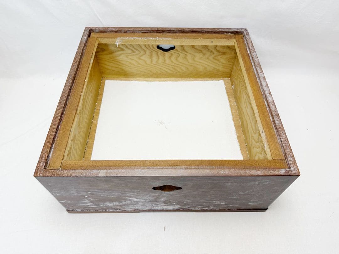 ほぼ未使用 茶道具 桑 置炉 釜 炉.置炉用炭型電熱器 3点セット 紙箱