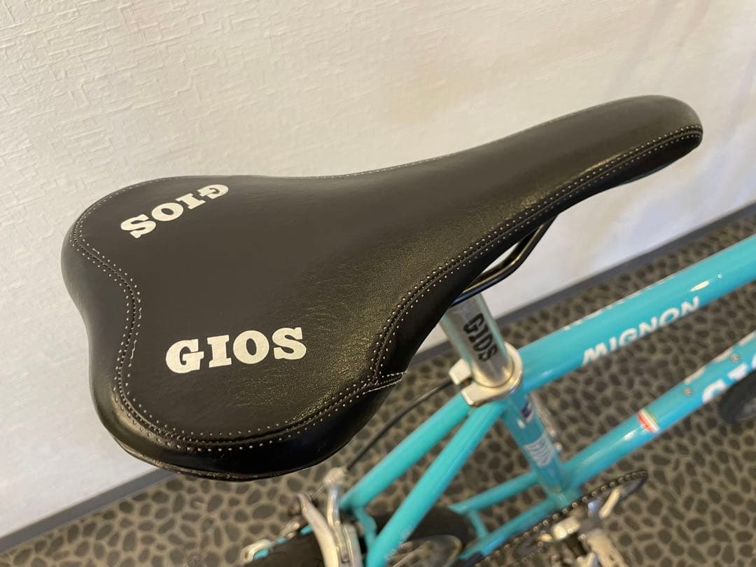 GIOS MIGNON 水色　ミニベロ　引取り限定