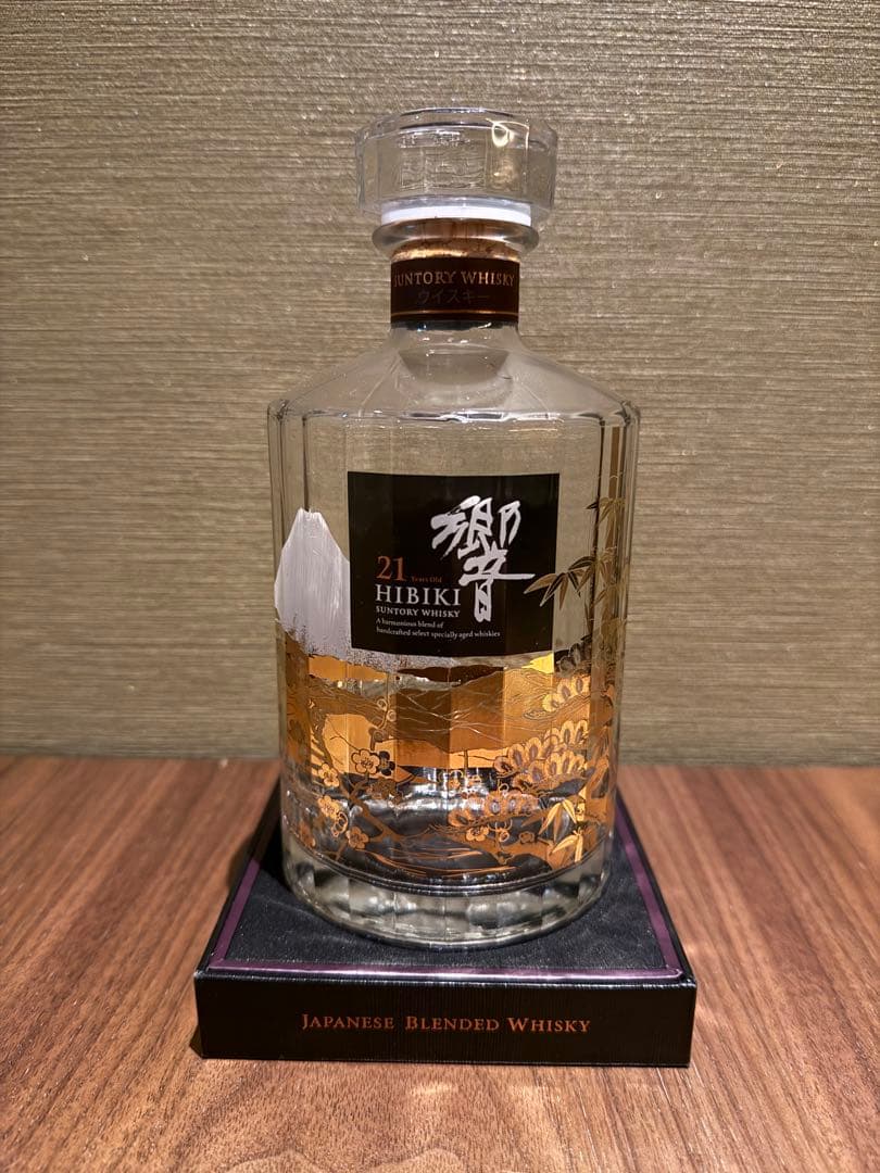 サントリー響21年　花鳥風月　空瓶(箱土台のみ)