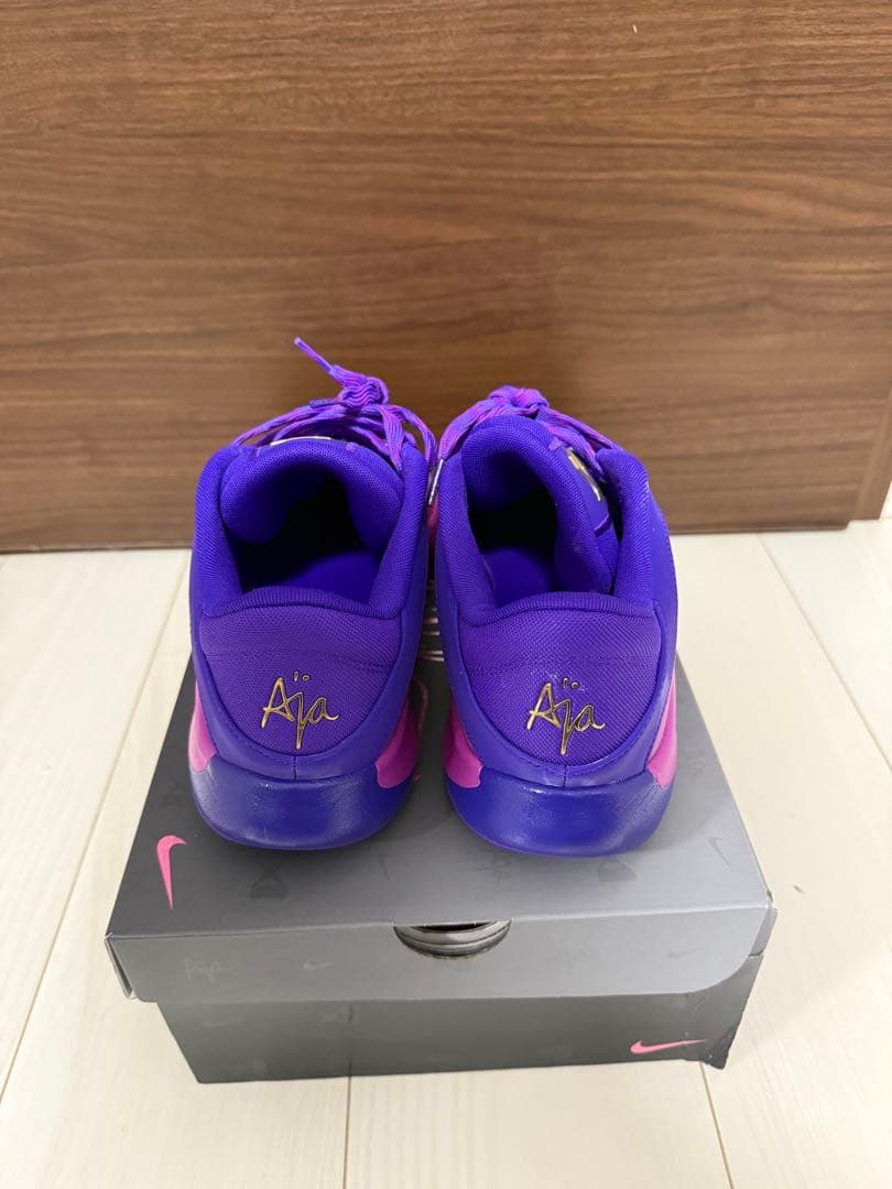 Nike Ajaモデル　A'ONE EPエーワン幅広モデル27cm 紫/ピンク