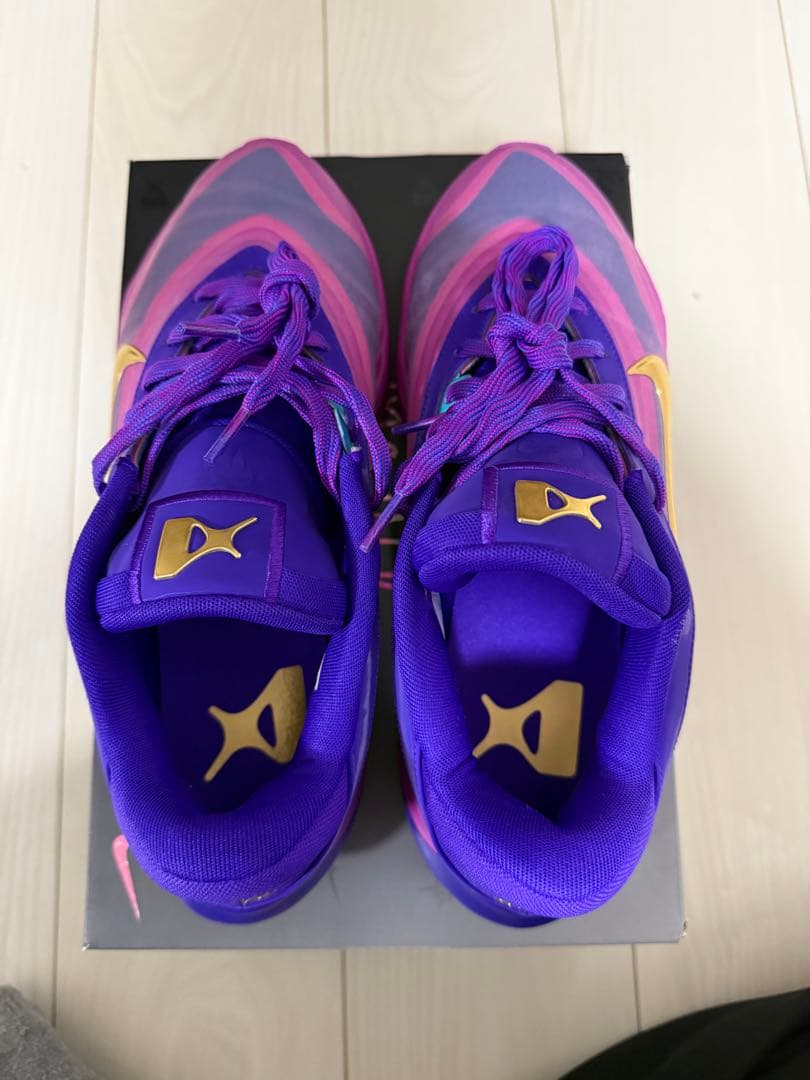 Nike Ajaモデル　A'ONE EPエーワン幅広モデル27cm 紫/ピンク