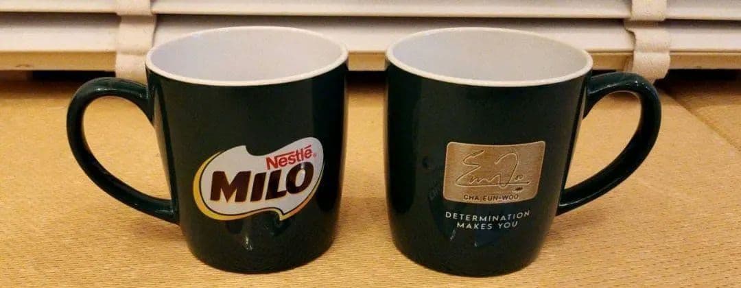 チャウヌ　CHA EUNWOO ミロ MILO タイ限定 マグカップ 2個