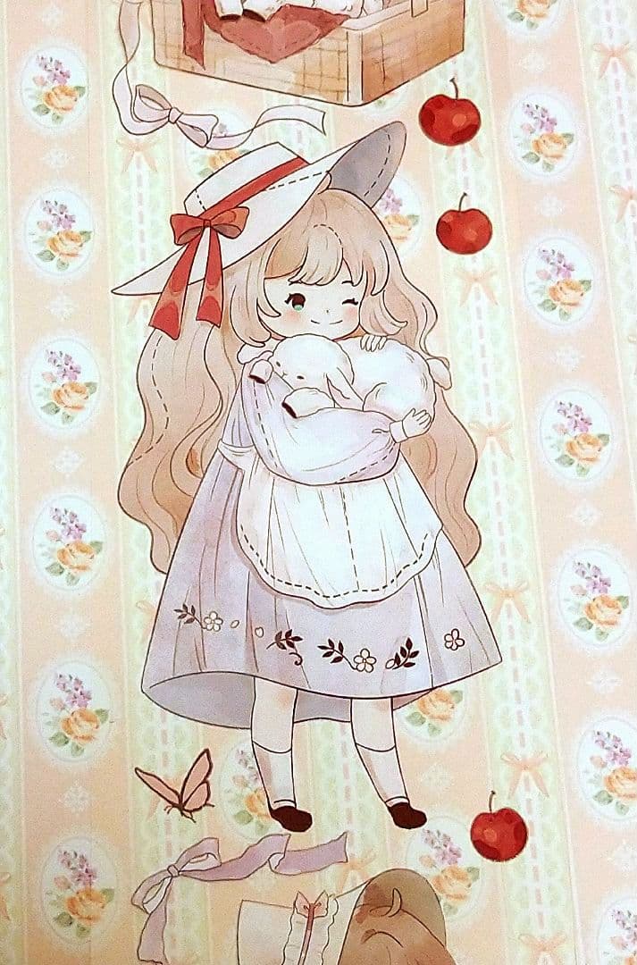 J1029＃小园与小羊(PET)鹿屿切り売り海外人物マステ女の子