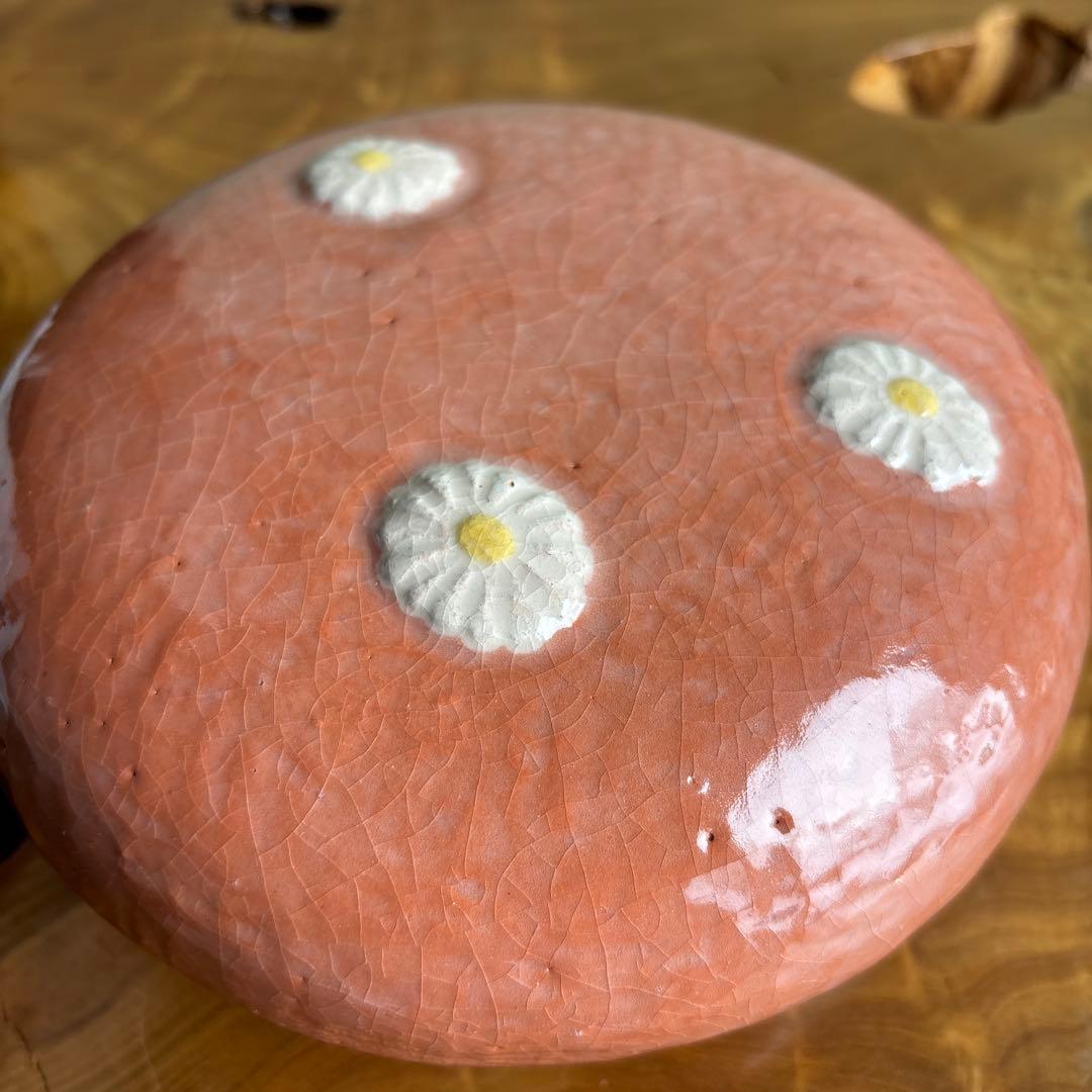 【新品未使用】楽入窯 食篭 楽焼 菓子鉢 茶道具 共箱