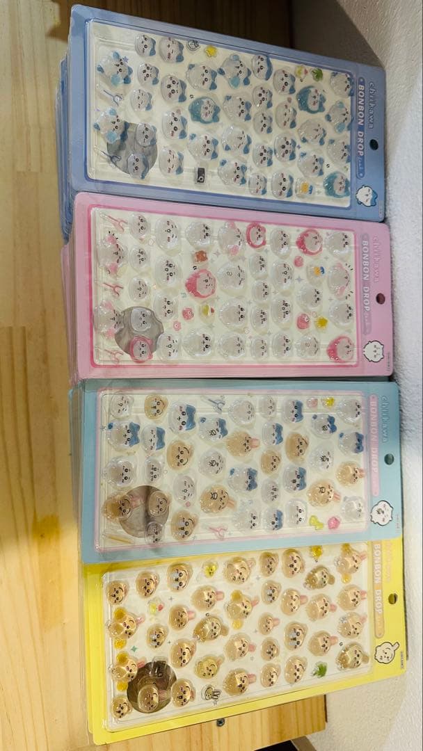 ちいかわ ボンボンドロップシール 3Dシール 80セット