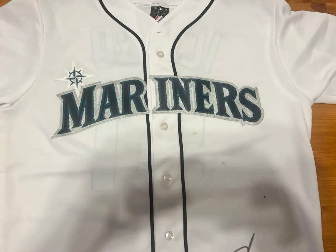 イチロー マリナーズ ユニホーム M サイズ ダグ・フィスター直筆サイン入り