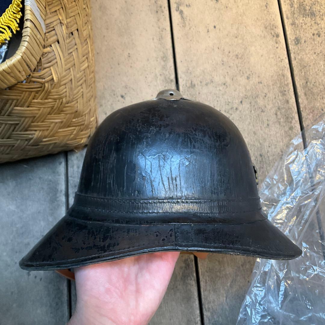 戦前消防士ヘルメット