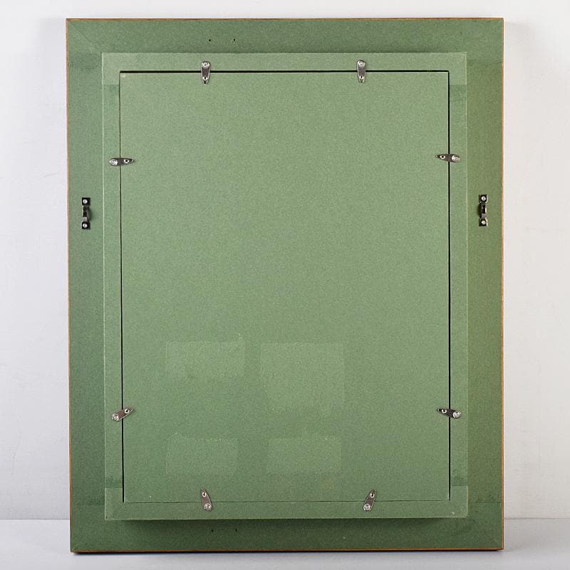 彫刻家　佐藤忠良作　銅板レリーフ　「実り」　額装　M　R8631B