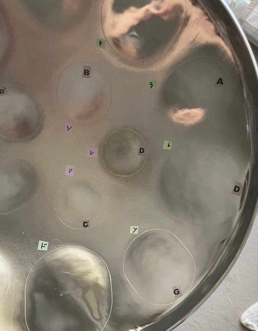 SONOBEのスティールパン❣️15音‼️なんて不思議な音なの❓懐かしいような……❣️