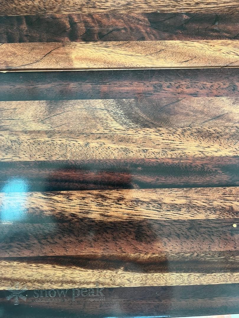 極レアThe arth 角男 スノーピーク ワンアクションローテーブル竹