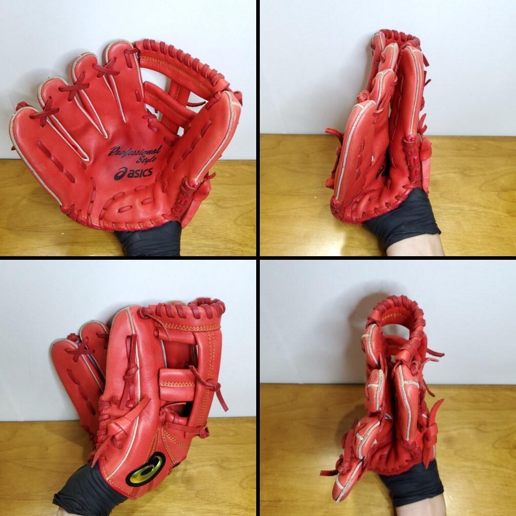 アシックス 田中広輔モデル 広島カープ 左投げ用 良品 児童用 軟式グローブ