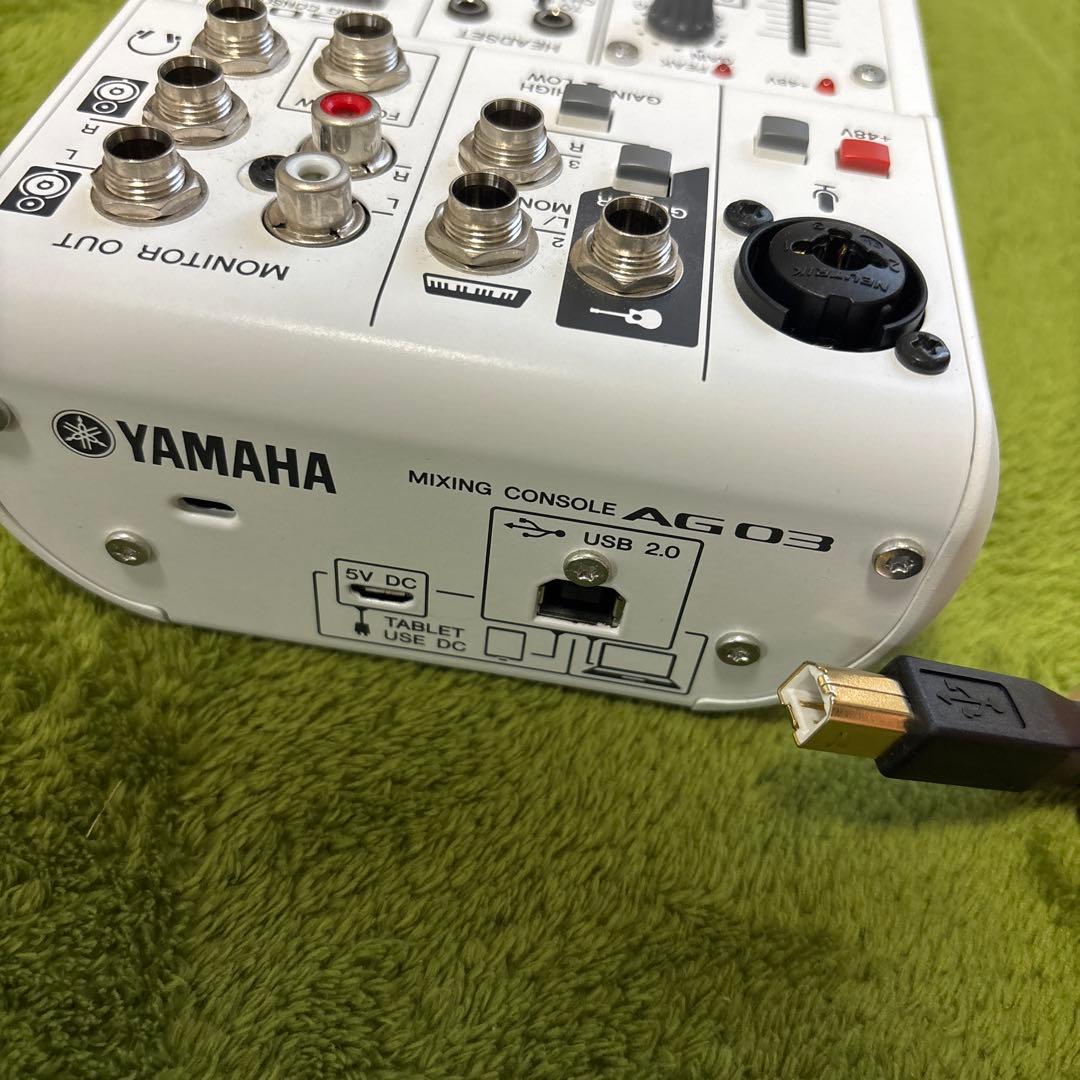 YAMAHA AG03 オーディオインターフェース / ミキサー コードセット