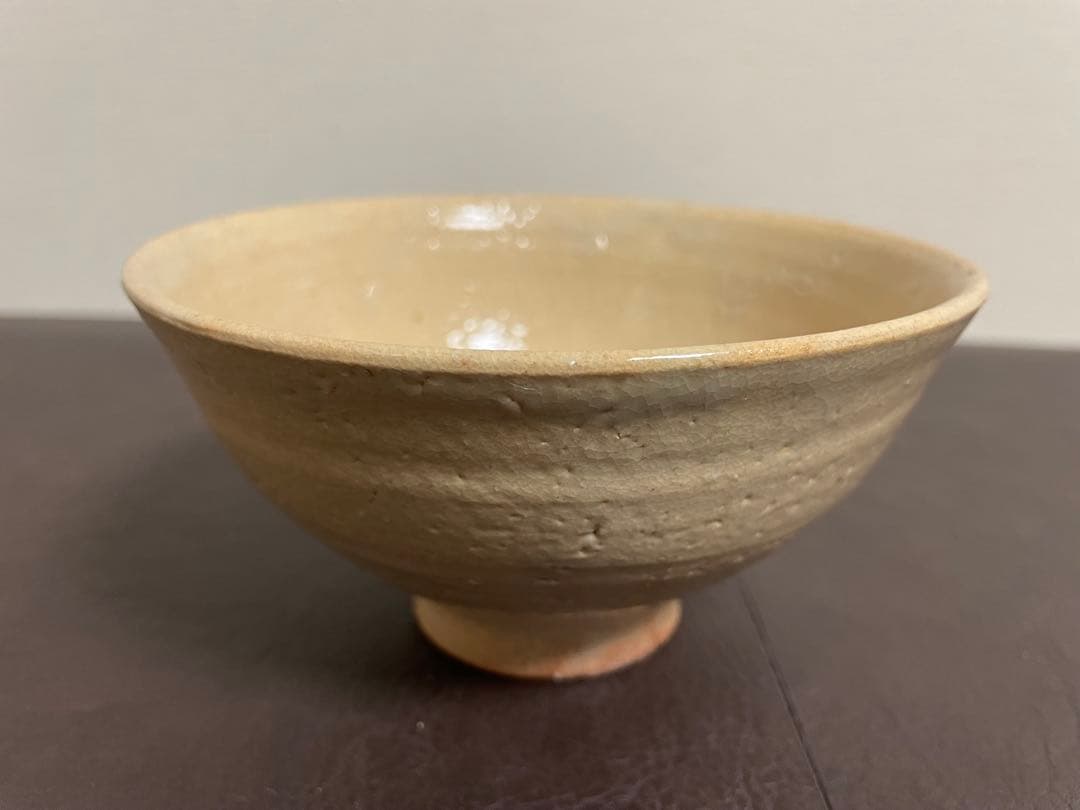 十三代坂田泥華　萩茶碗　共箱　共布　栞　茶碗　萩焼　茶道具