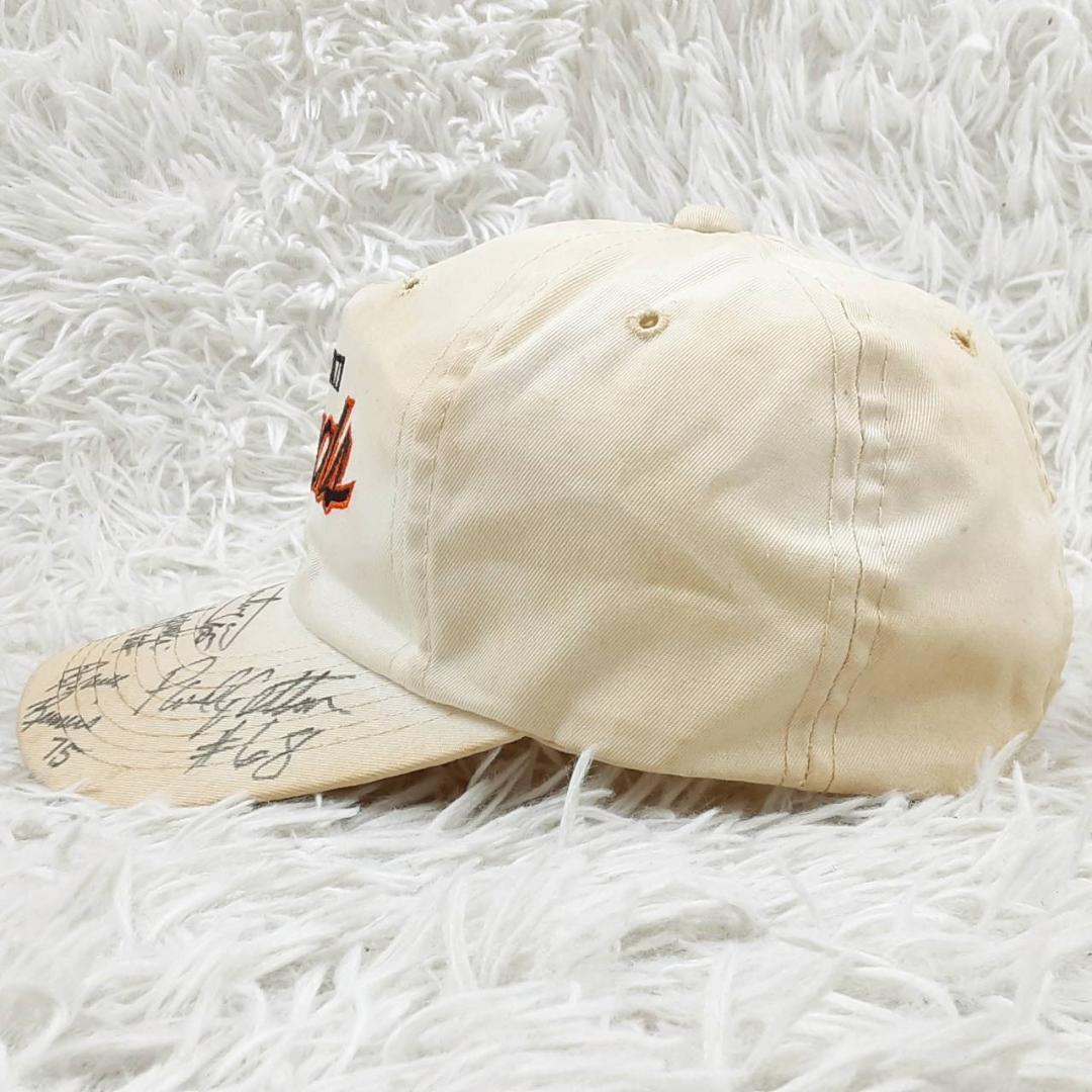 希少◎NFL シンシナティベンガルズ サイン入りキャップ ヴィンテージ 観賞用