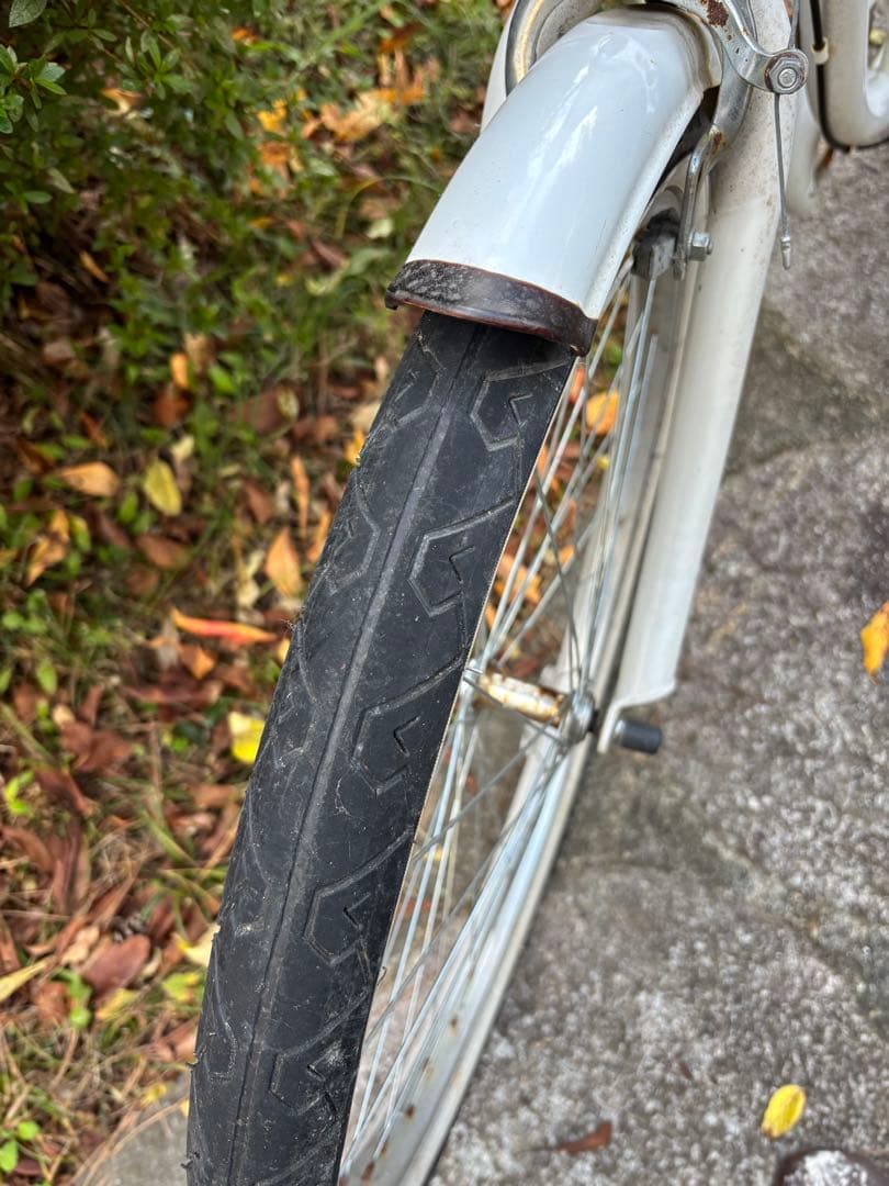 カリフォルニアスタイル ビーチクルーザー 26インチ ホワイト引取り限定