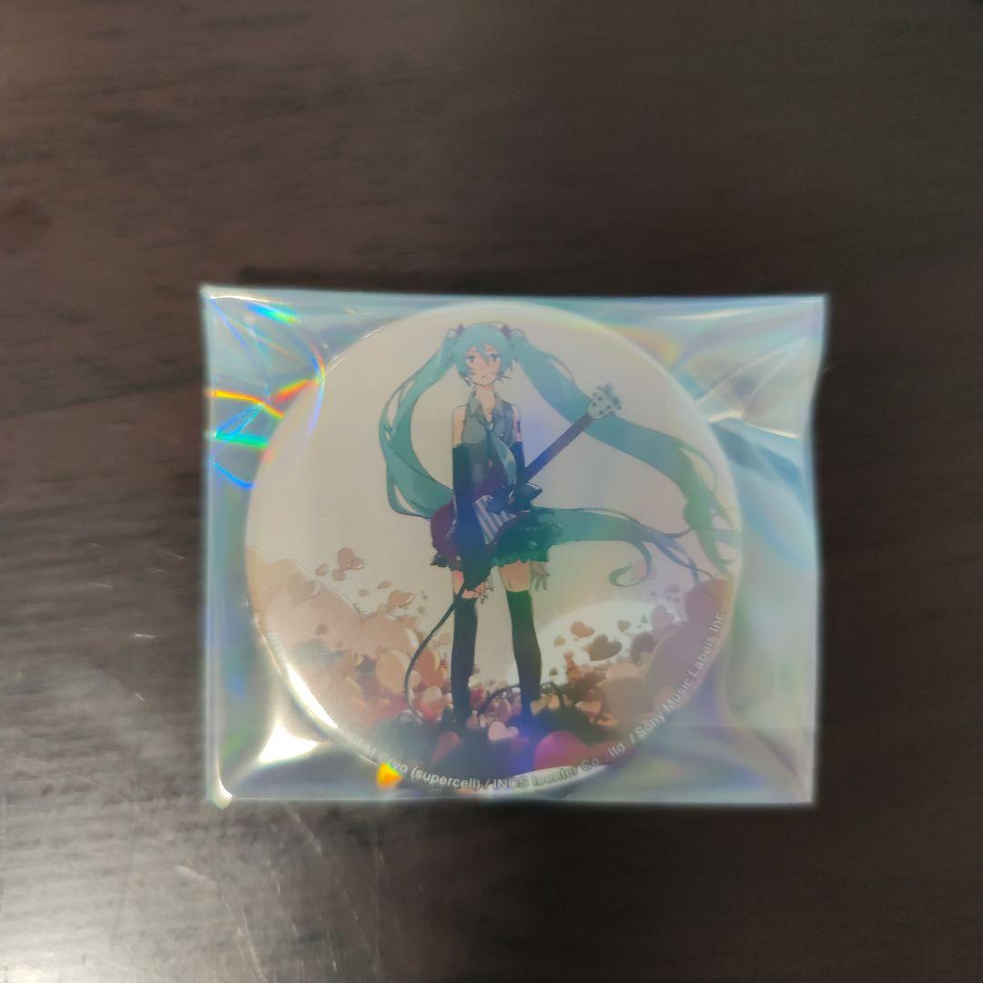 希少 レア 初音ミク supercell こっち向いてBaby 缶バッジ