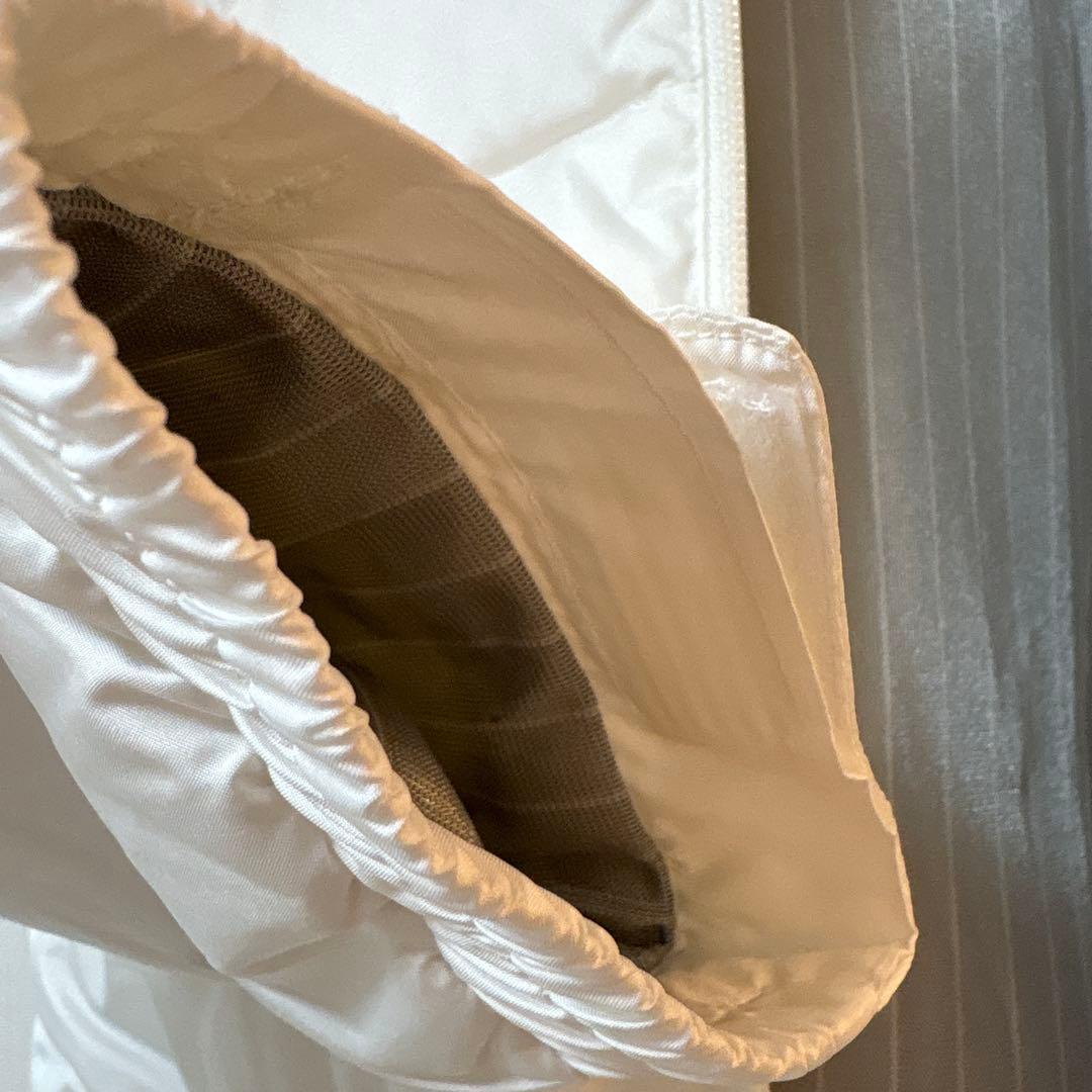 JUN & ROPE フード付きダウンジャケット　ホワイト