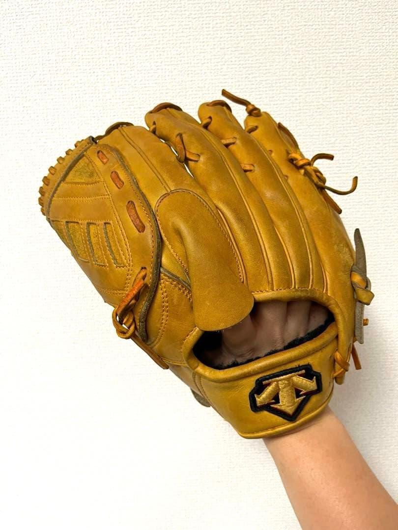 515 デサント 型抜群 即戦力 硬式 投手用グローブ 左投げ