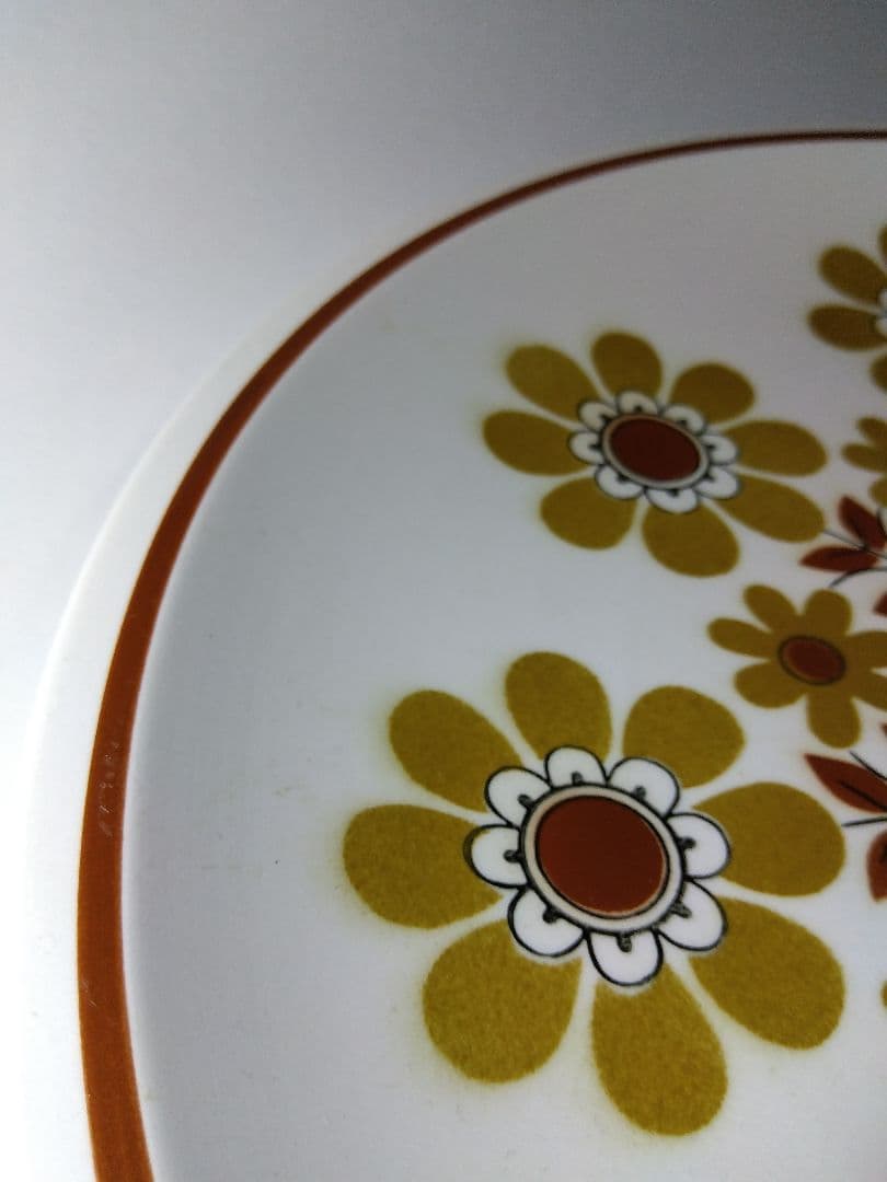 昭和レトロ　ミカサセラ ストーン　日本製　大皿　当時物　約31.5㎝×2.7㎝