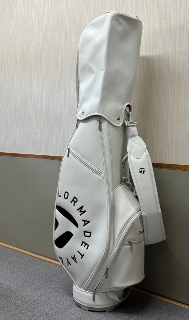 TaylorMade キャディバッグ ホワイト テーラーメイド ゴルフバッグ