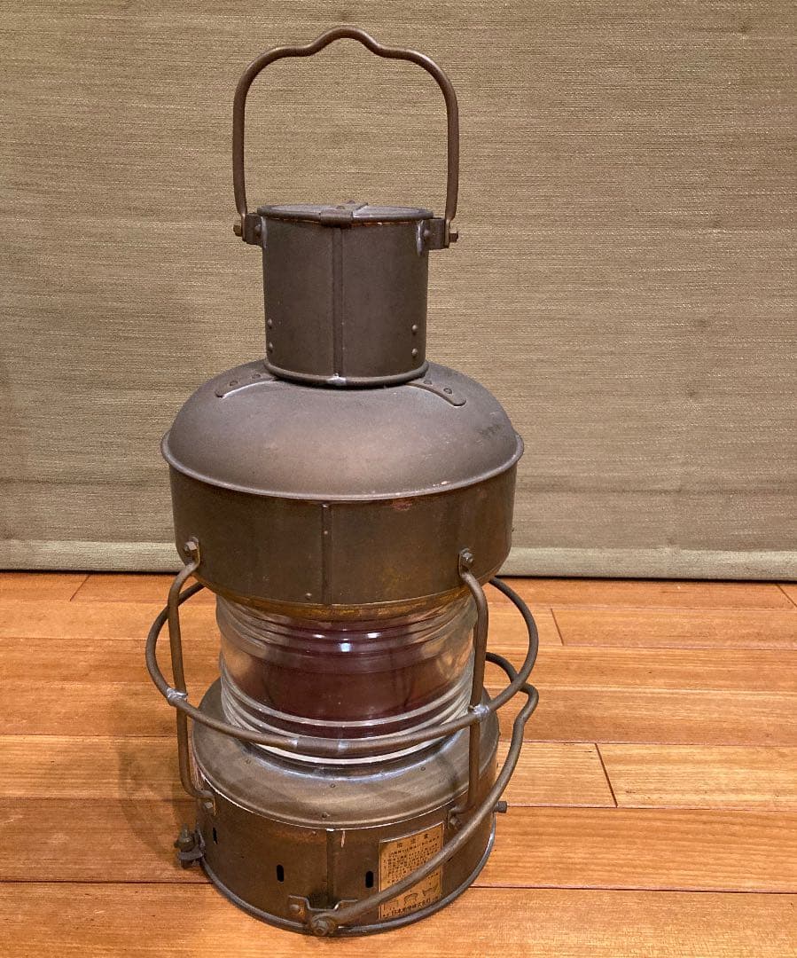 未使用　船舶用ランタン、船舶ランプ、日船式第３号、オイルランタン、ランタン